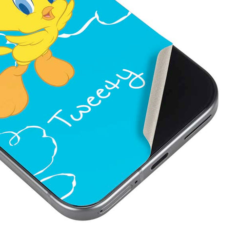 Looney Tunes Tweety Bird Flying Google Pixel 9 Skin